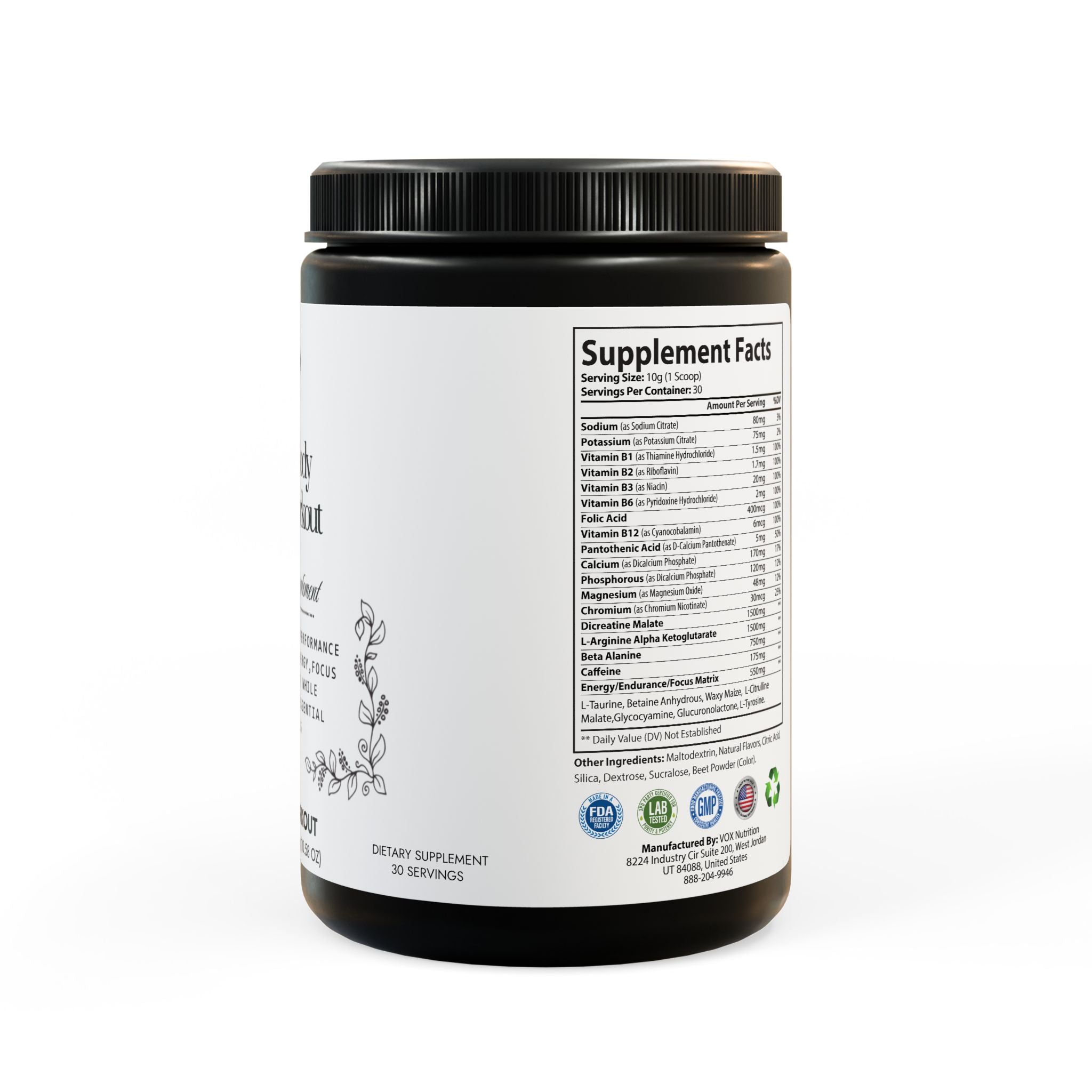 God Body Pre-Workout